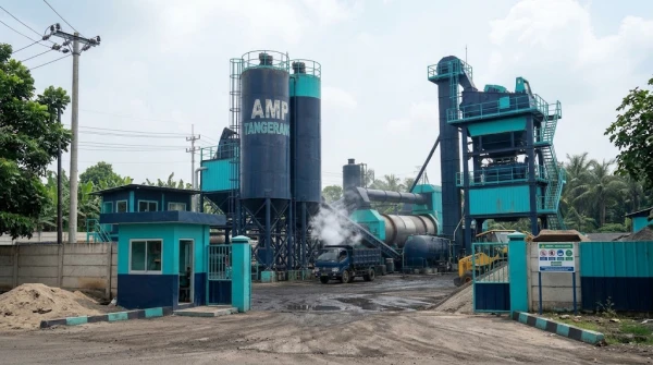 Asphalt mixing plant aspal hotmix PT RAS Kontraktor Indonesia untuk wilayah Tangerang
